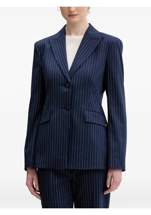 HUGO pinstripe tailored blazer - Blue