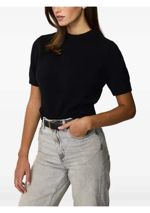 Toccin Elsie short-sleeved pullover sweater - Black