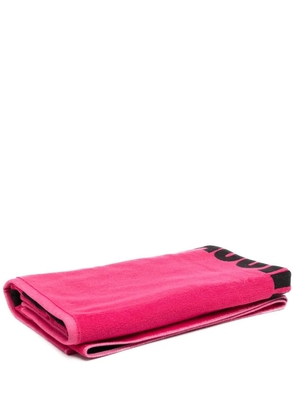Pleasures Pleasures print beach towel - Pink