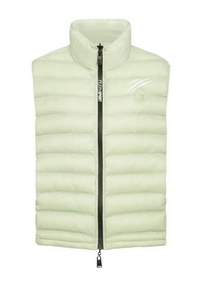Plein Sport high-neck sleeveless gilet - Green