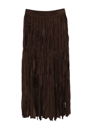 Alysi pleated skirt - Brown