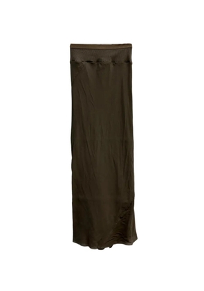 Rick Owens brown maxi skirt