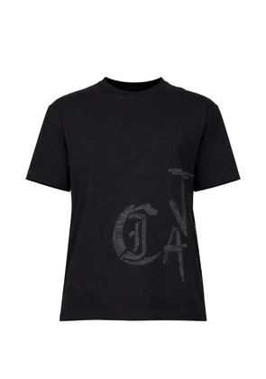 Just Cavalli letter graphic T-shirt - Black