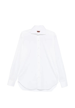 Barba curved-hem shirt - White