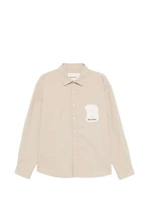 Bram’s Fruit logo-detail shirt - Neutrals