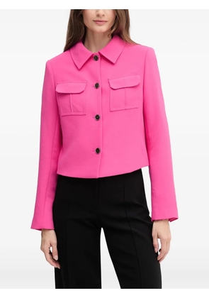 DKNY button flap-pocket jacket - Pink