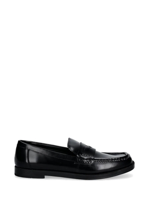 HUGO Liora leather loafers - Black
