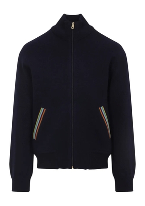 Paul Smith zip-up striped jacket - Blue