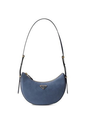 Prada Arqué small nubuck leather bag - Blue
