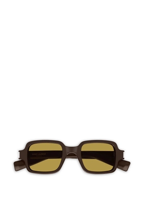 Saint Laurent Eyewear square sunglasses - Brown