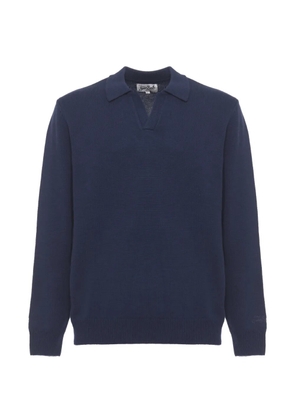 MC2 Saint Barth collar long-sleeve polo shirt - Blue