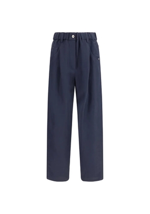 Brunello Cucinelli Elasticated trousers - Blue