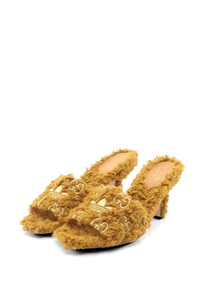 Gucci Pre-Owned x adidas GG 2010s heeled sandals - Brown