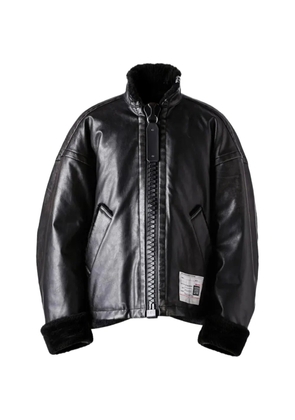 Maison MIHARA YASUHIRO leather jacket - Black
