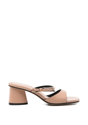 Donnarì buckle-strap leather sandals - Neutrals