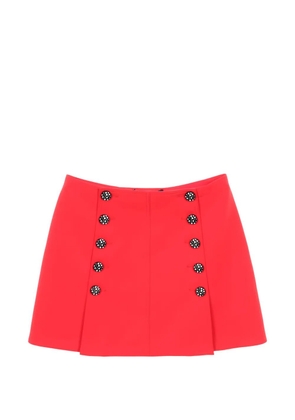 Louis Vuitton Pre-Owned x Yayoi Kusama 2010s technical gabardine mini skirt - Red
