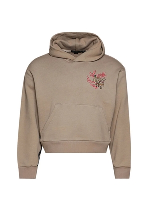 EARTHLING VIP graphic-print hoodie - Neutrals