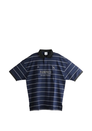 VETEMENTS striped polo shirt - Blue
