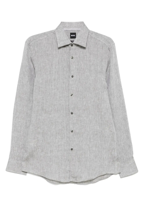 BOSS linen shirt - Green