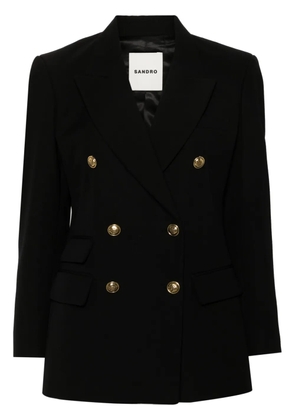 SANDRO double-breasted blazer - Black