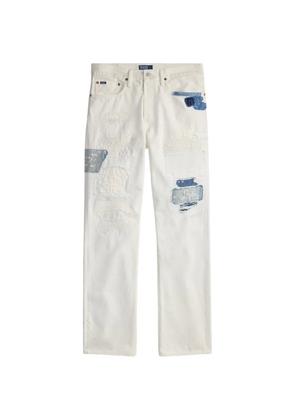Polo Ralph Lauren Heritage patchwork jeans - White