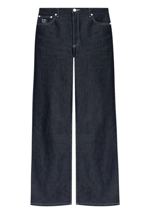 A.P.C. x Katie Holmes wide-leg jeans - Blue