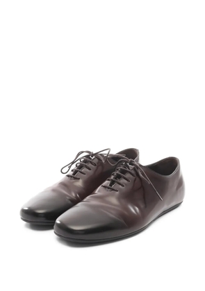 Prada Pre-Owned 2010s lace-up leather shoes - Brown