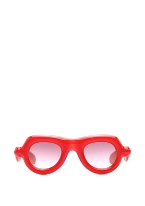 Paloceras Pebble round-frame sunglasses - Red