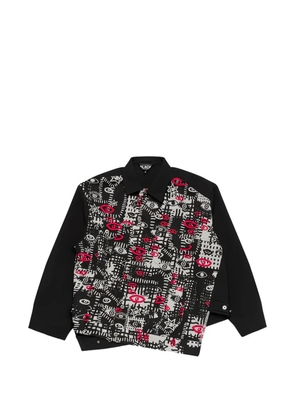Black Comme Des Garçons x Filip Pagowski printed jacket