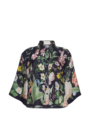 Cara Cara Calvia floral-print shirt - Blue