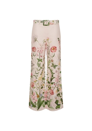 Cara Cara Mayflower floral-pattern trousers - Pink