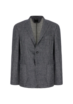 Zegna single-breasted blazer - Blue