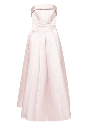 Philosophy Di Lorenzo Serafini strapless satin midi dress - Pink