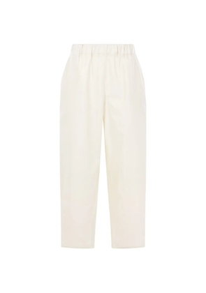 Dusan elasticated trousers - White