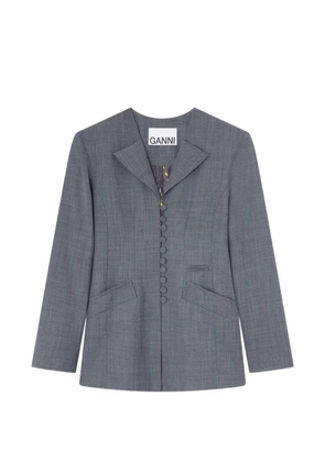 GANNI button-down jacket - Grey