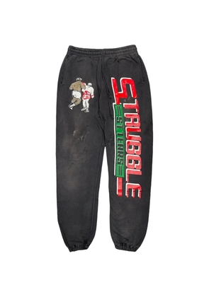 Denim Tears x Saint Michael Struggle logo sweatpants - Grey