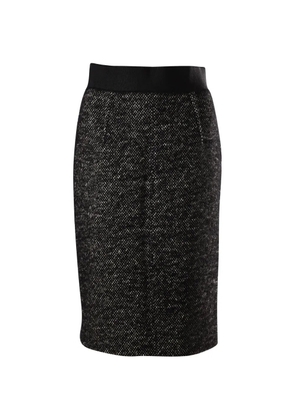 Giambattista Valli Vintage tweed pencil midi skirt - Grey