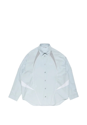 Acne Studios button piping shirt - Blue