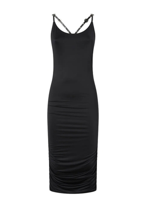 PINKO cross-strap midi dress - Black