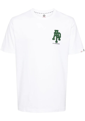 AAPE BY *A BATHING APE® graphic-print cotton T-shirt - White