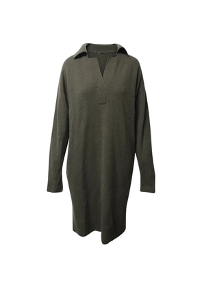 JOSEPH V-neck midi dress - Green