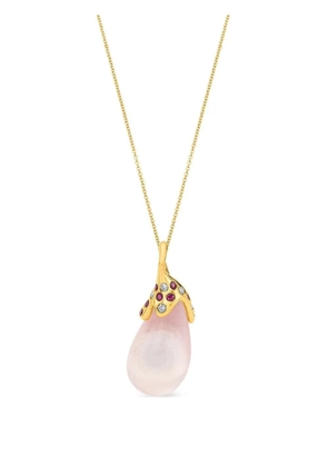EDINA KISS drop-pendant necklace - Gold
