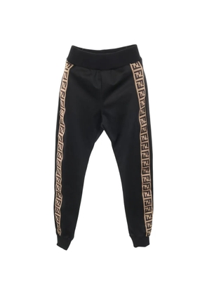 Fendi Pre-Owned Fendirama logo track trousers - Black