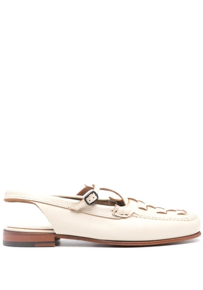 Hereu Roqueta leather mules - Neutrals