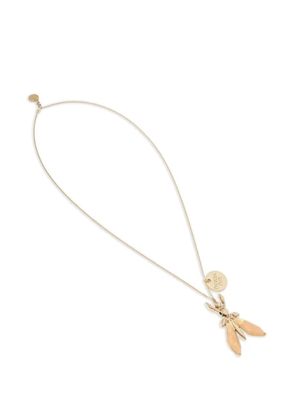 Patrizia Pepe fly-pendant necklace - Gold
