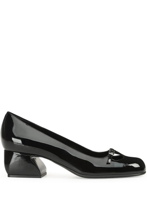 Sergio Rossi SR Rossi 45mm leather pumps - Black