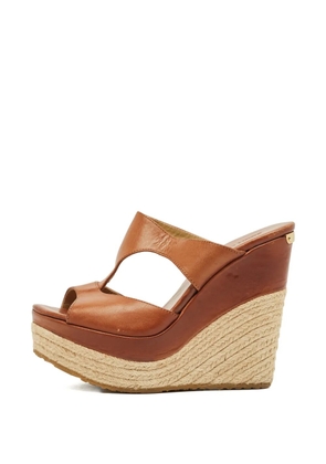 Jimmy Choo Pre-Owned Pledge espadrilles - Brown