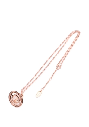 Vivienne Westwood Pre-Owned 20s New Petite Orb Pendant rhinestone necklace - Pink