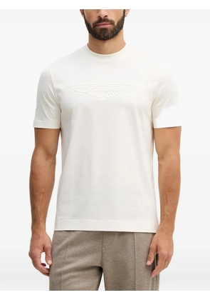 BOSS Thompson logo-embroidered T-shirt - Neutrals
