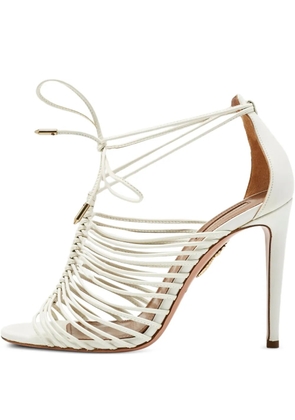 Aquazzura Nadja strappy leather sandals - White